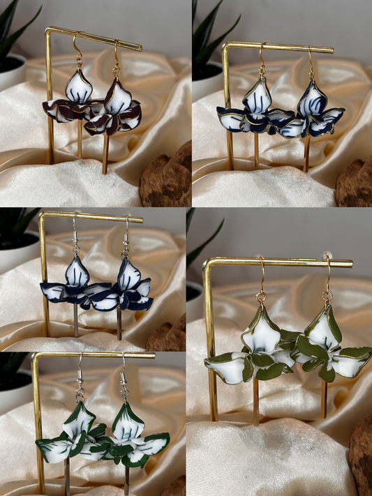 Big Petal Flower Dangles
