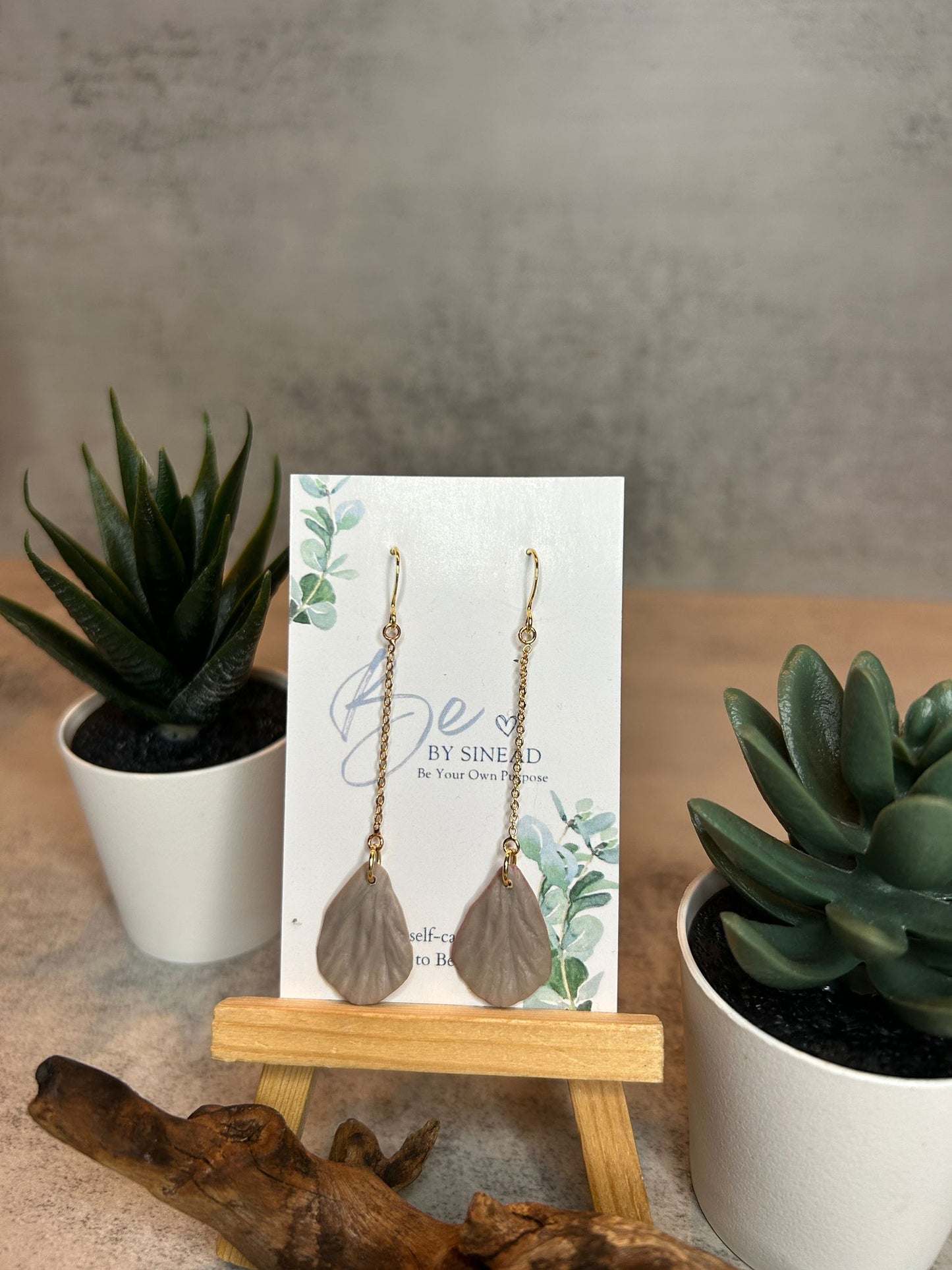 Petal with Chain Earrings