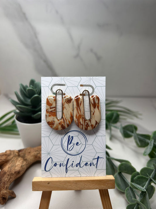 The Statement Marble Earrings