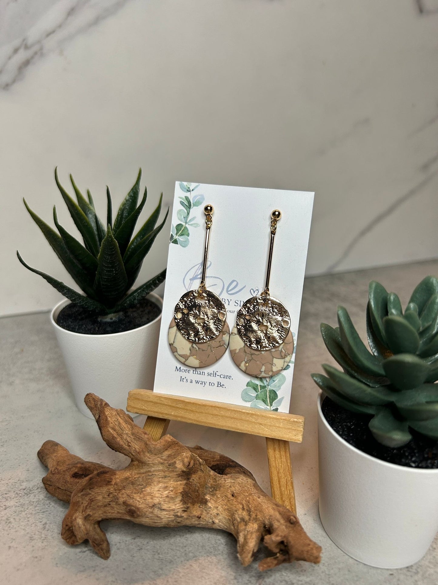 Double Circle Bar Dangle