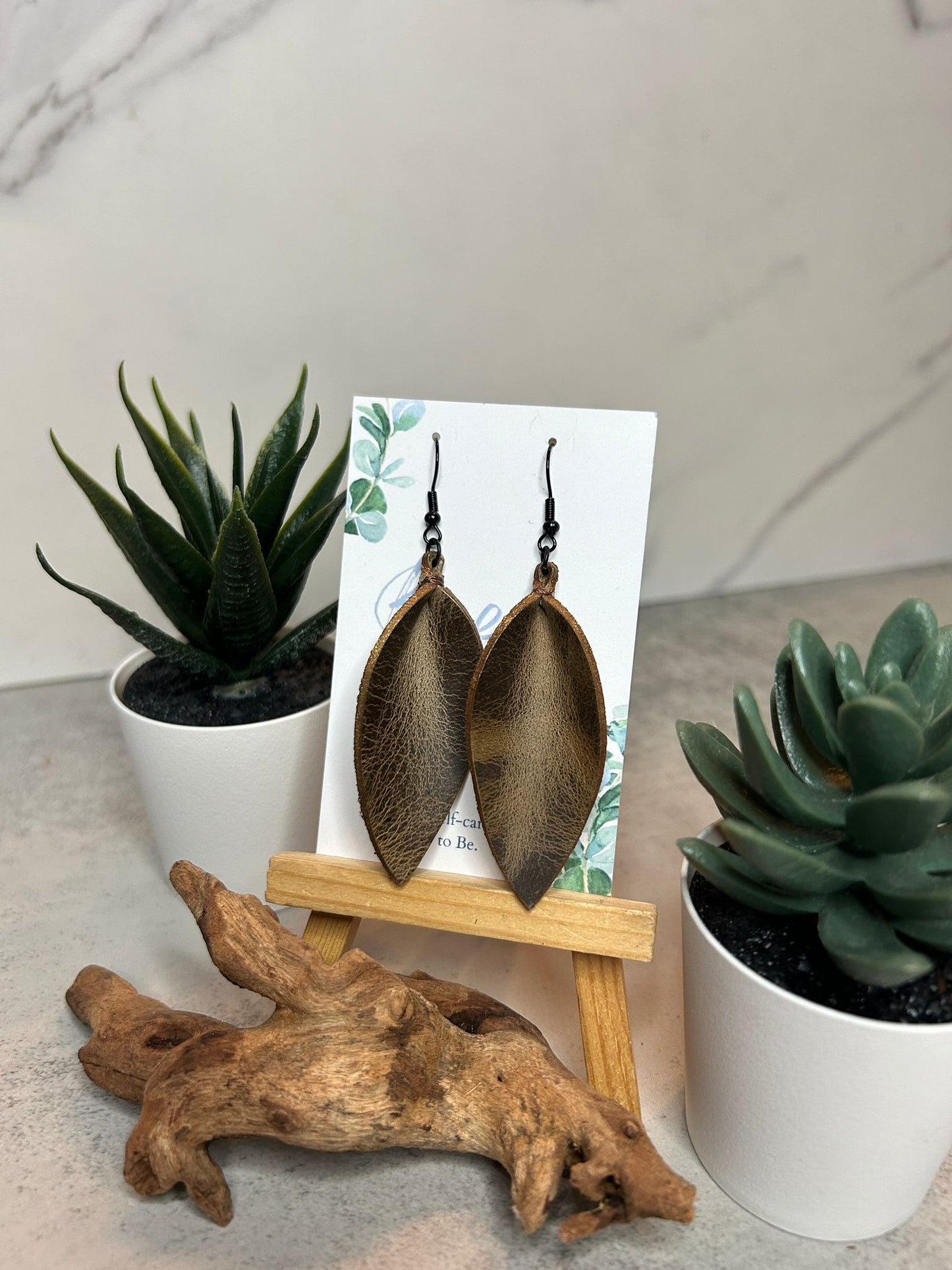 Leather Earrings