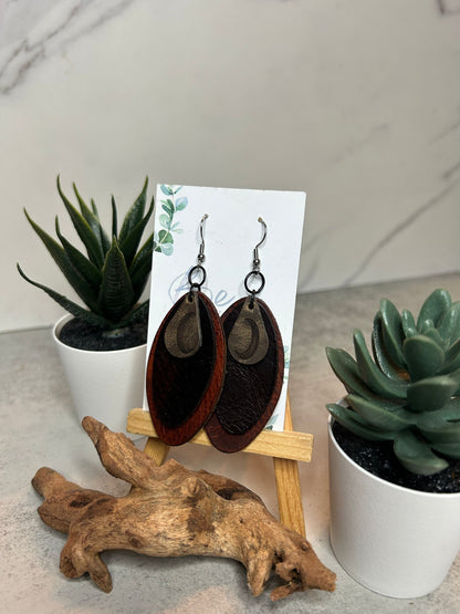 Leather Earrings