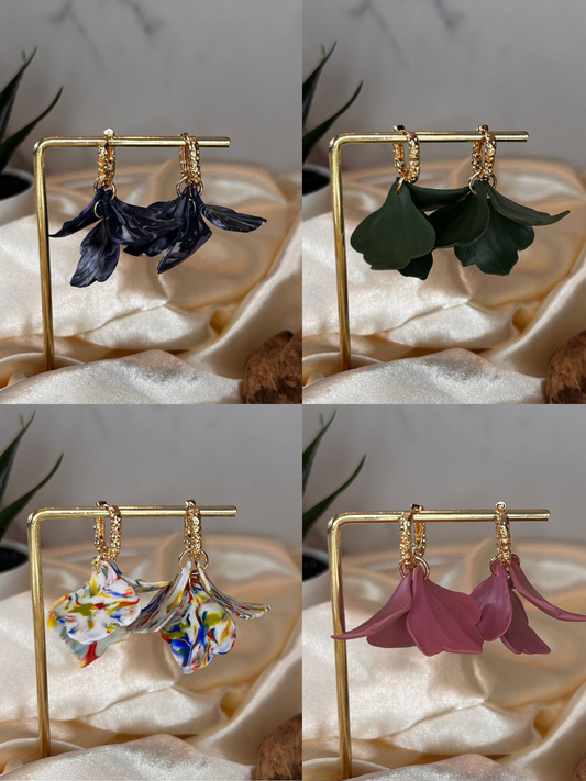 Fan Out Petal Hoops