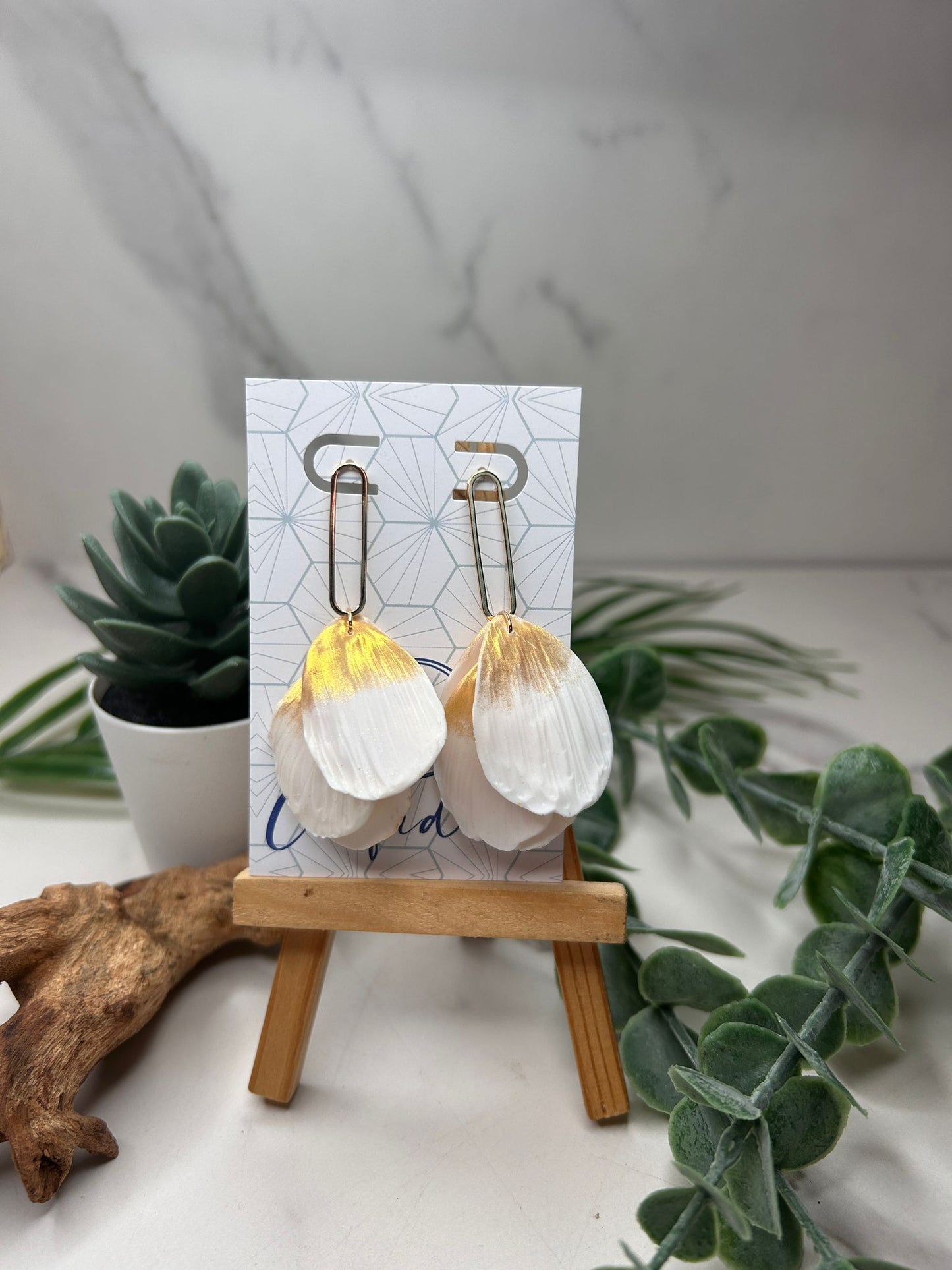 Petal Drop Earrings