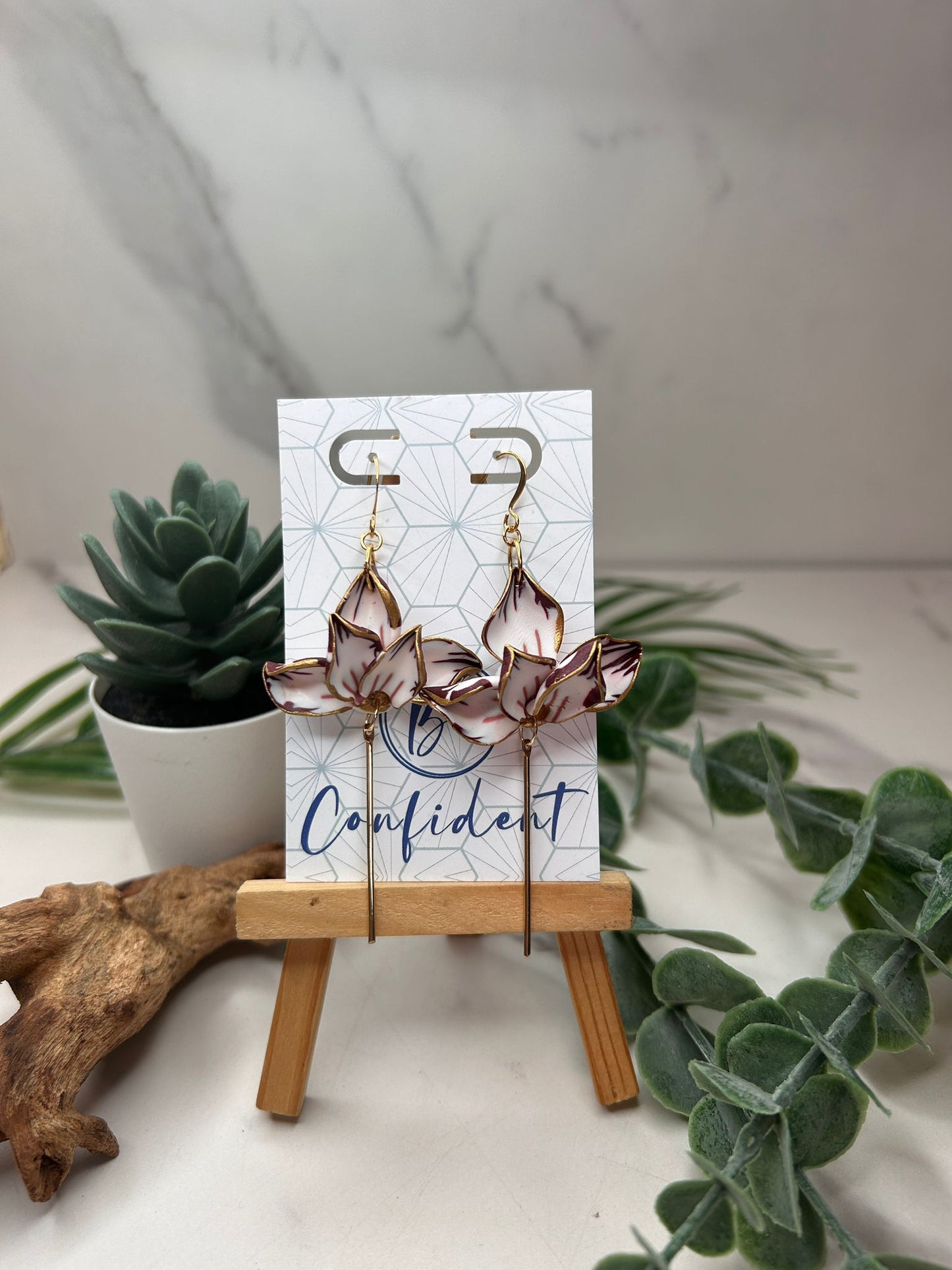 The Lutus Flower Earrings