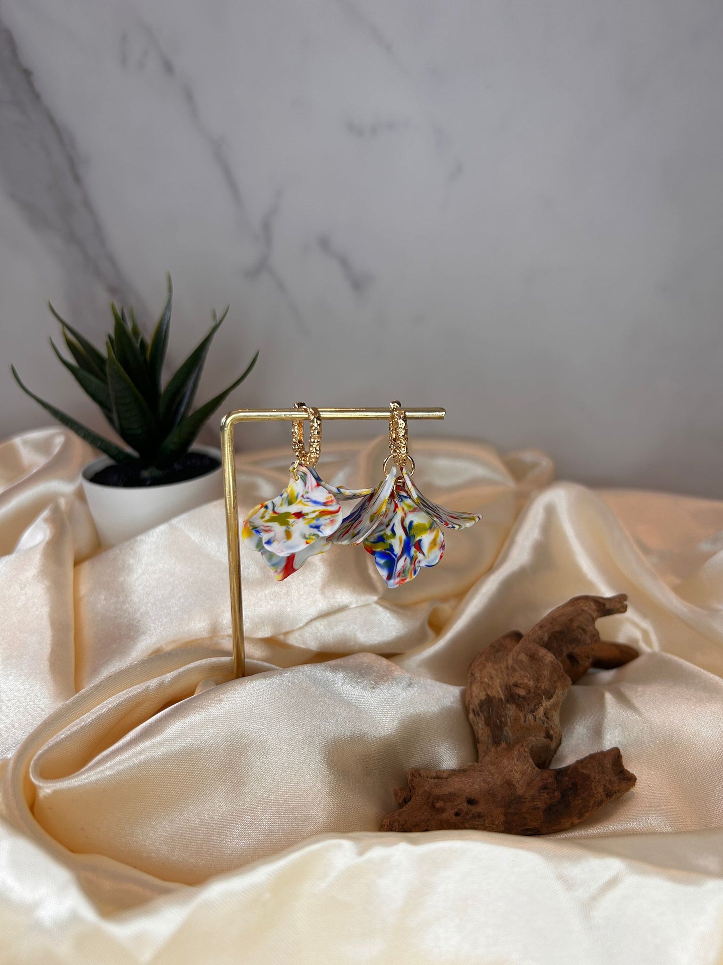 Fan Out Petal Hoops