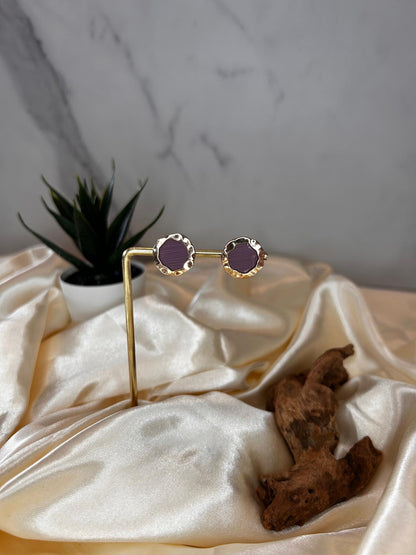 Gold Rim Studs