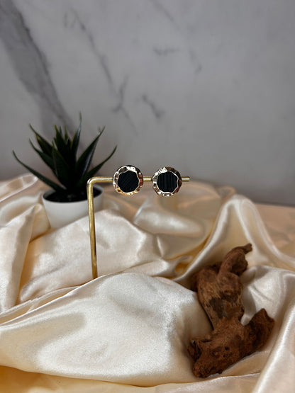 Gold Rim Studs