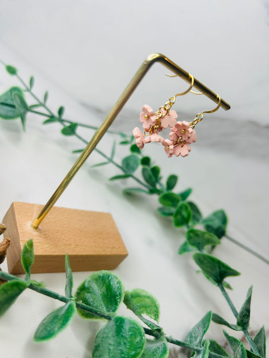 PRE ORDER Charity Cherry Blossom Pink Drop Earrings