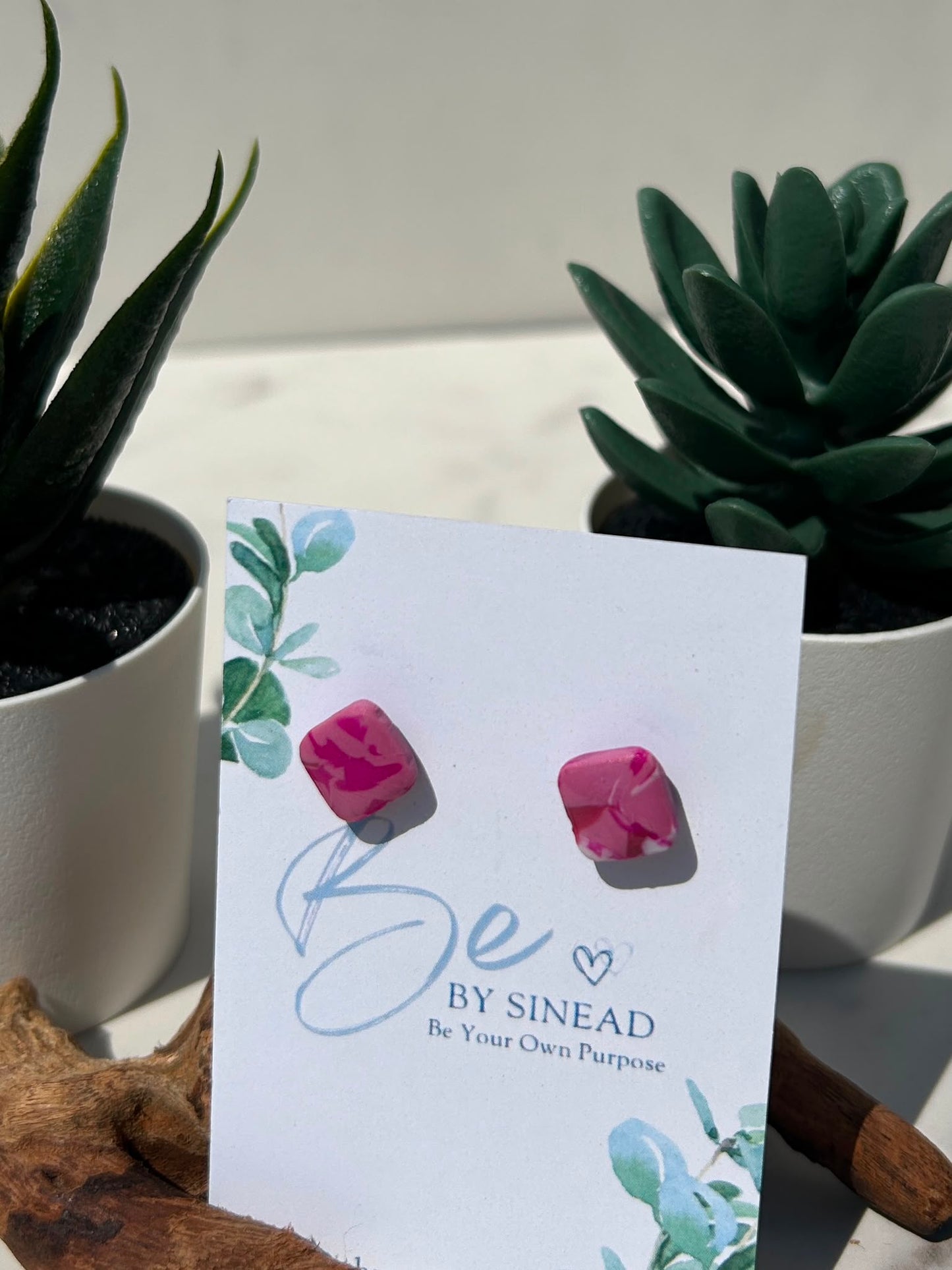 Pink Mix Stud