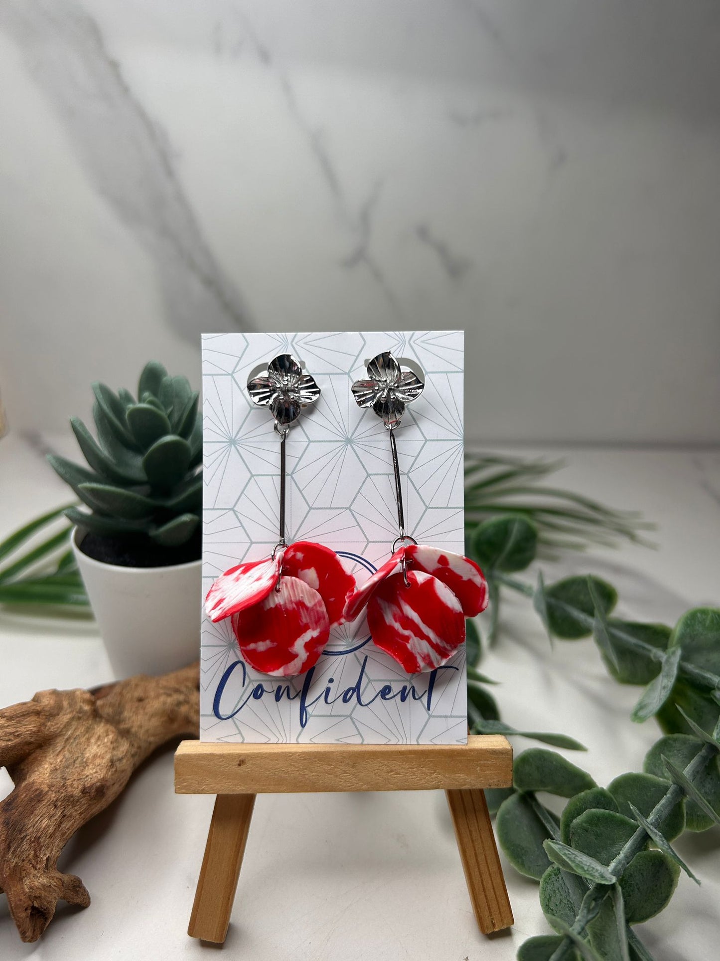 The Midnight Flower Earrings