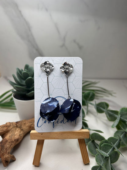 The Midnight Flower Earrings