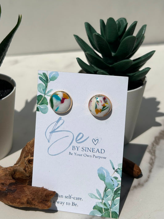 Gold Rim 3D Studs
